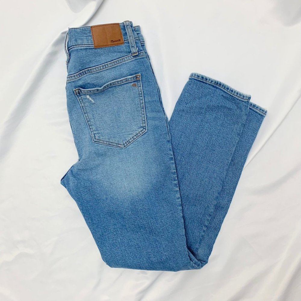 Madewell Distressed The Perfect Vintage Jean Light Wash Size 26